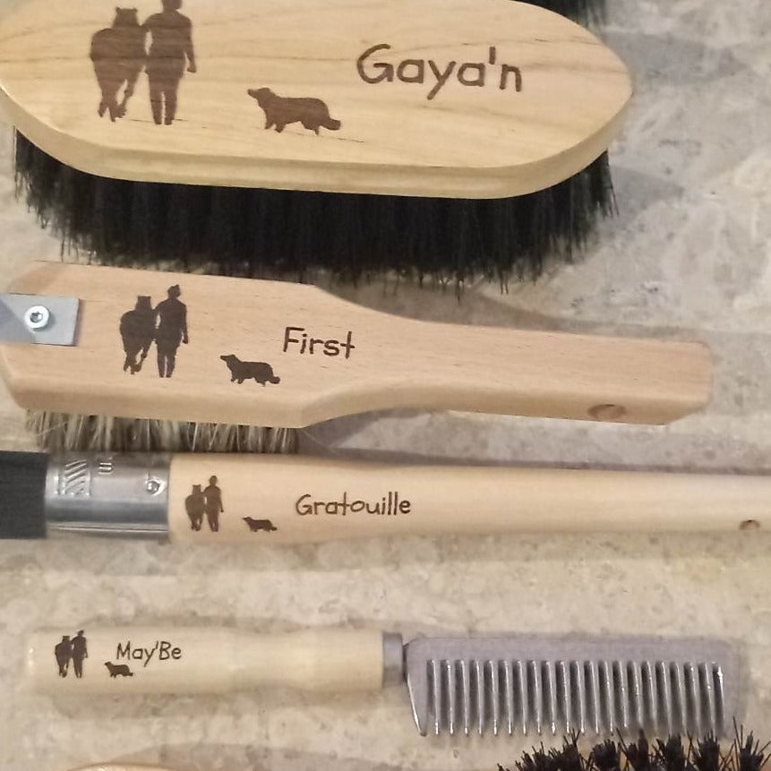 Peigne à crins personnalisé