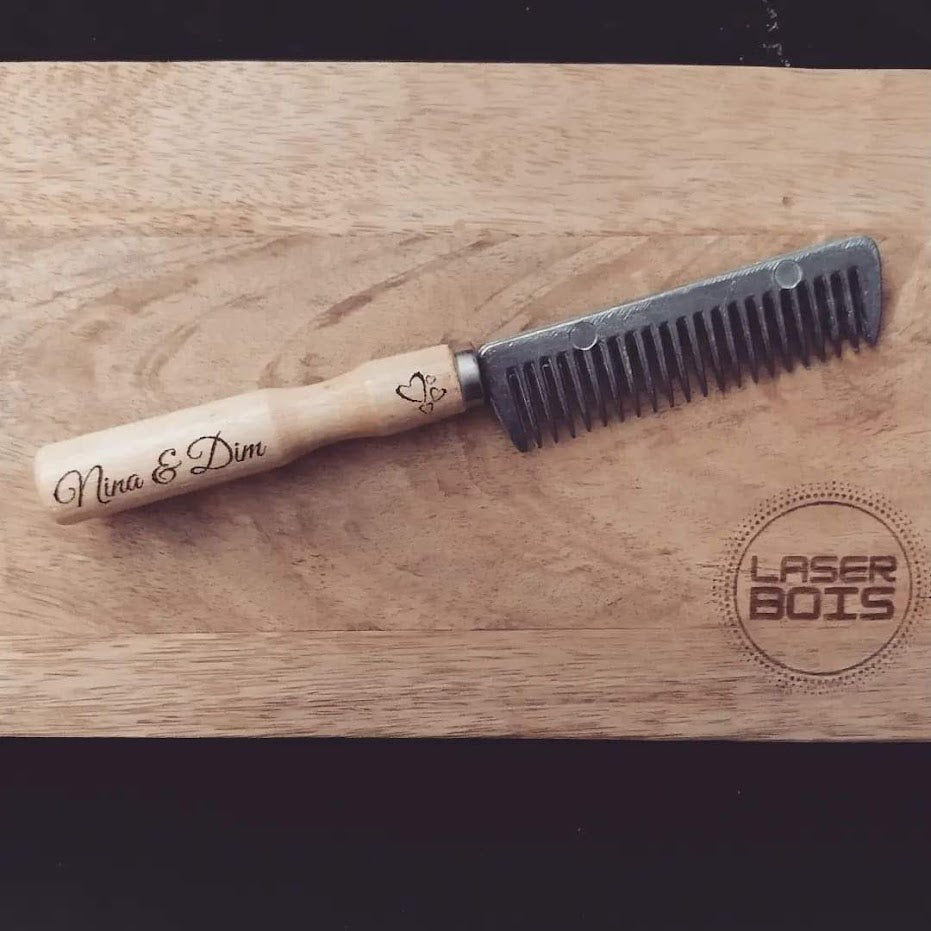 Peigne à crins personnalisé