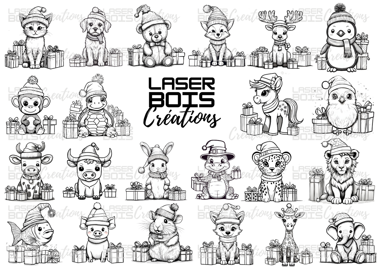 Boules de Noël - Animaux