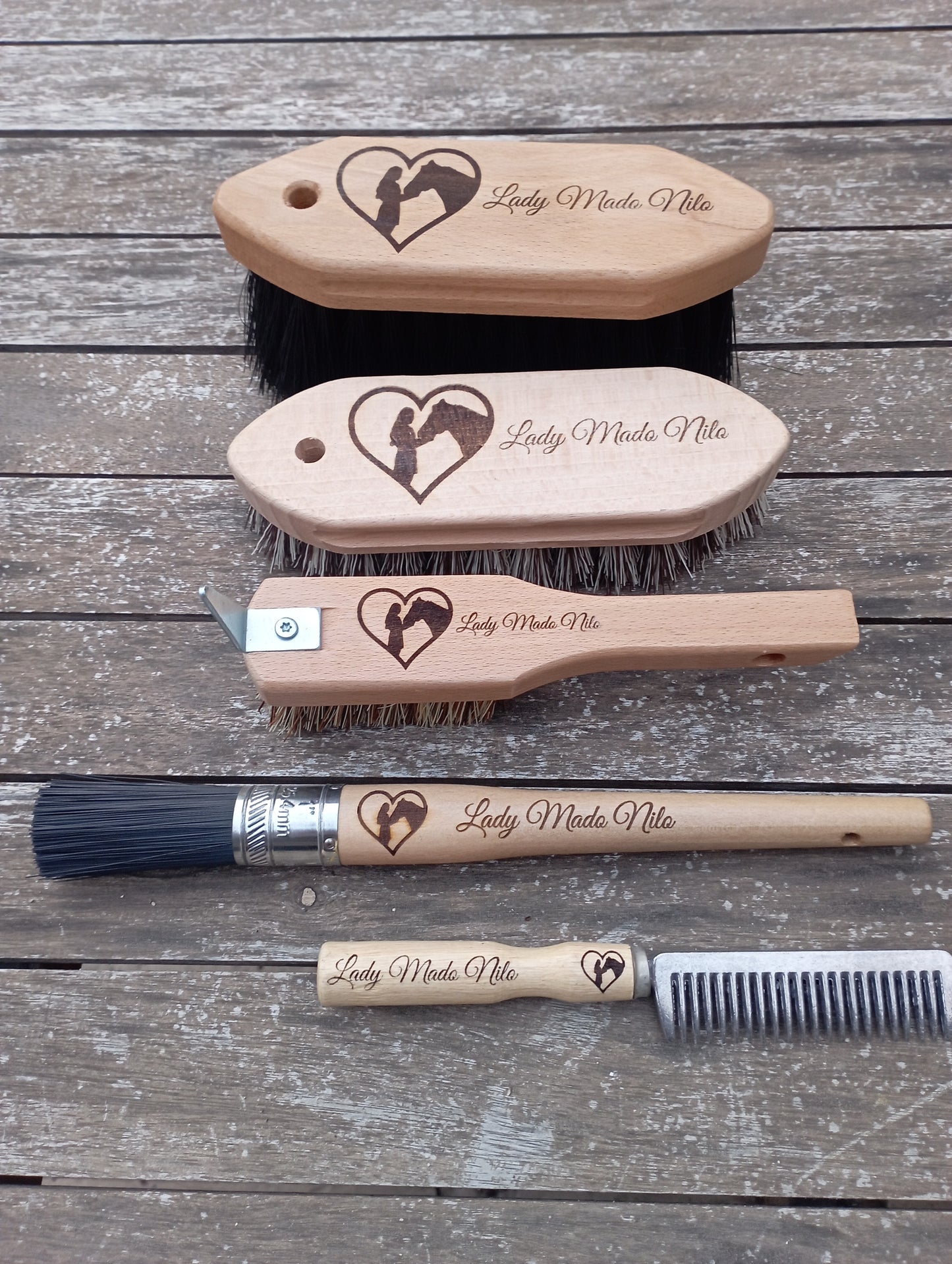 Brosse douce personnalisée - Couleur noire