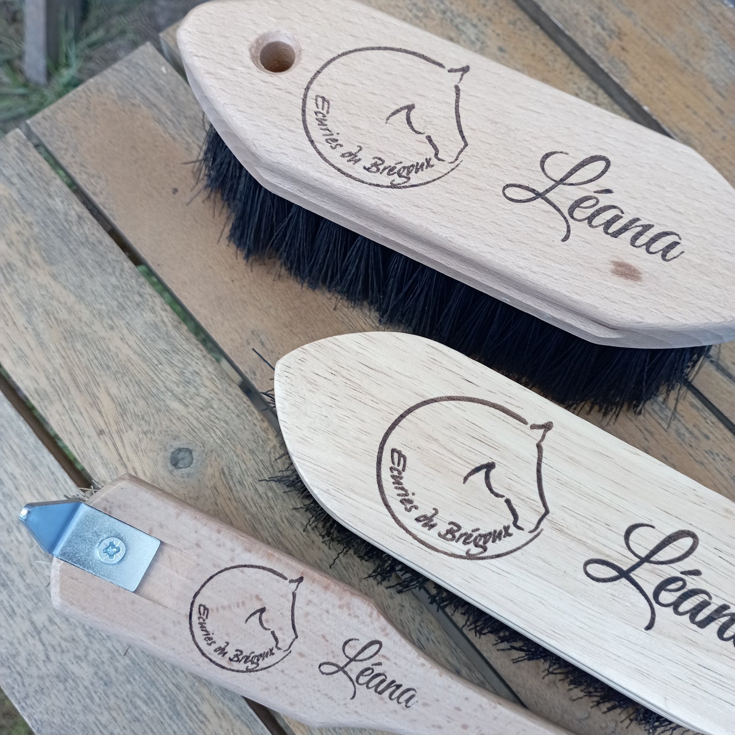 Brosse douce personnalisée - Couleur noire