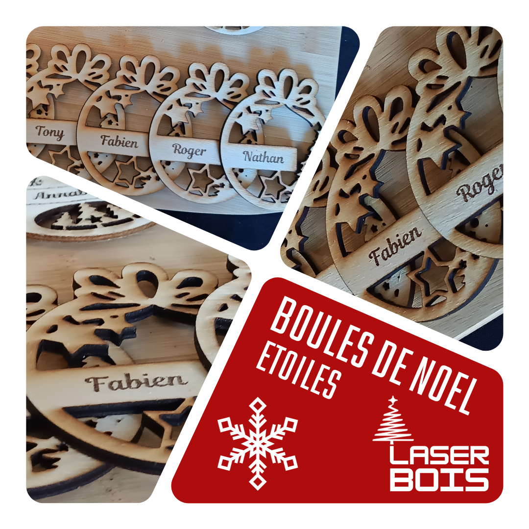 Boules de Noël - Étoiles