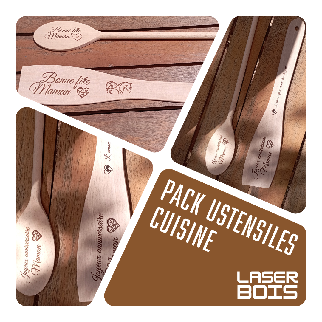 Pack D ustensiles De Cuisine LASERBOIS LASERBOIS Vos Objets pack-d-ustensiles-de-cuisine-laserbois-laserbois-vos-objets
