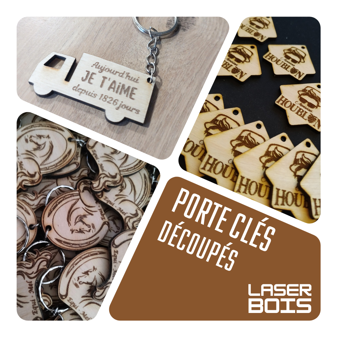 PORTE CLE DECOUPE - Forme personnalisable