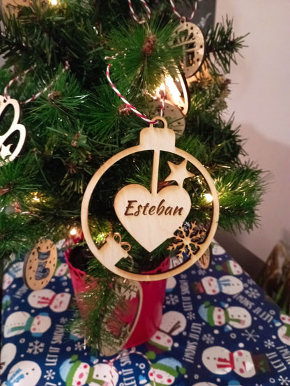 Boules de Noël - Coeurs