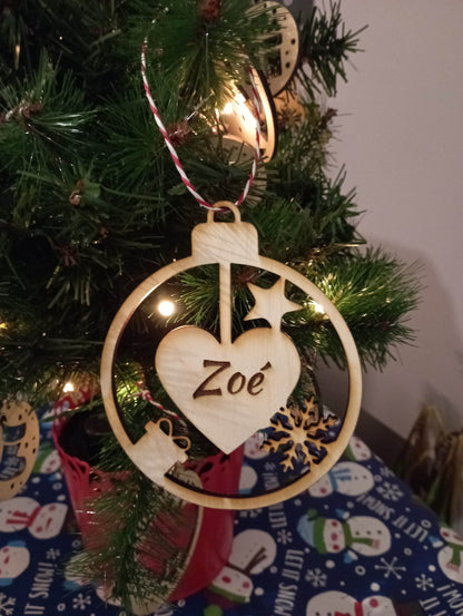 Boules de Noël - Coeurs