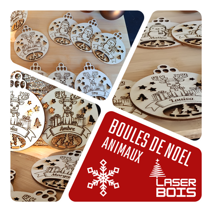 Boules de Noël - Animaux