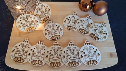 Boules de Noël - Animaux