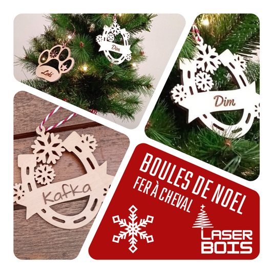 Boules de Noël - Fer à cheval